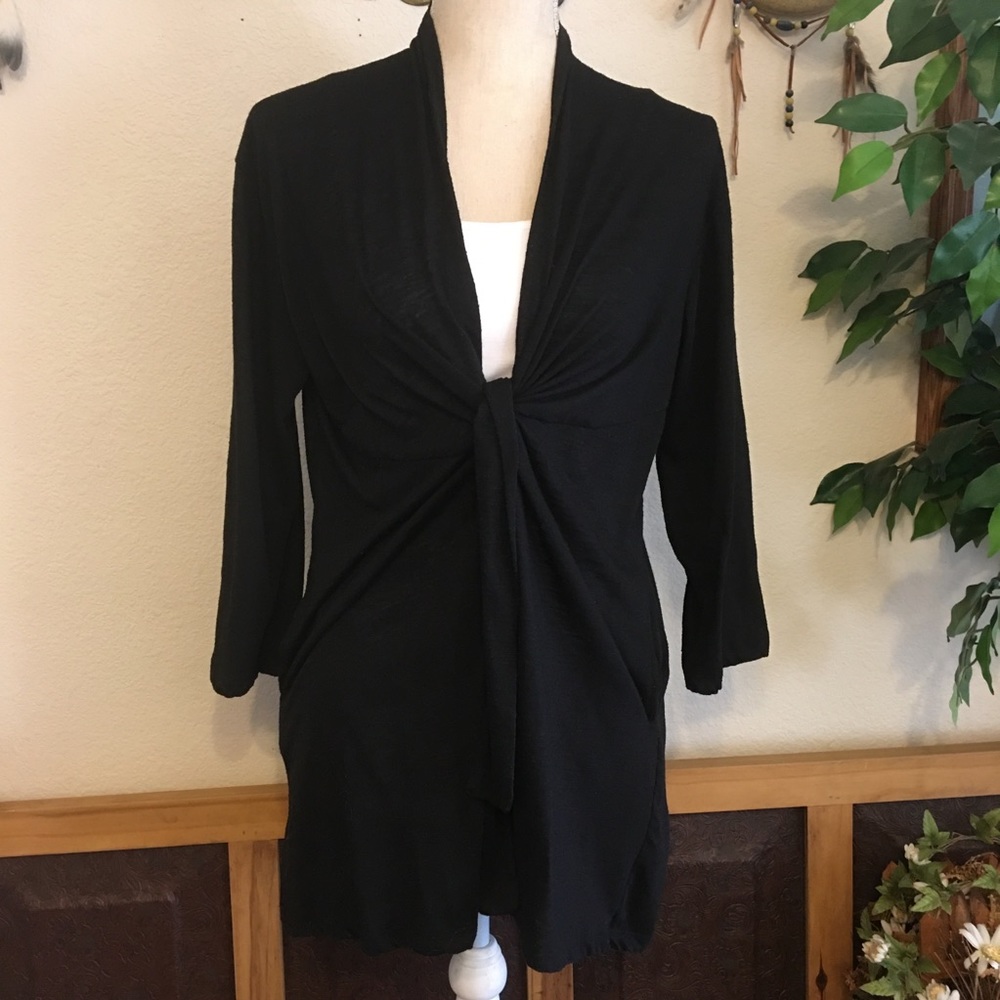 Portocruz lightweight swim tie front jacket L